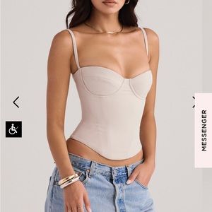 House of CB Shanna Crepe top